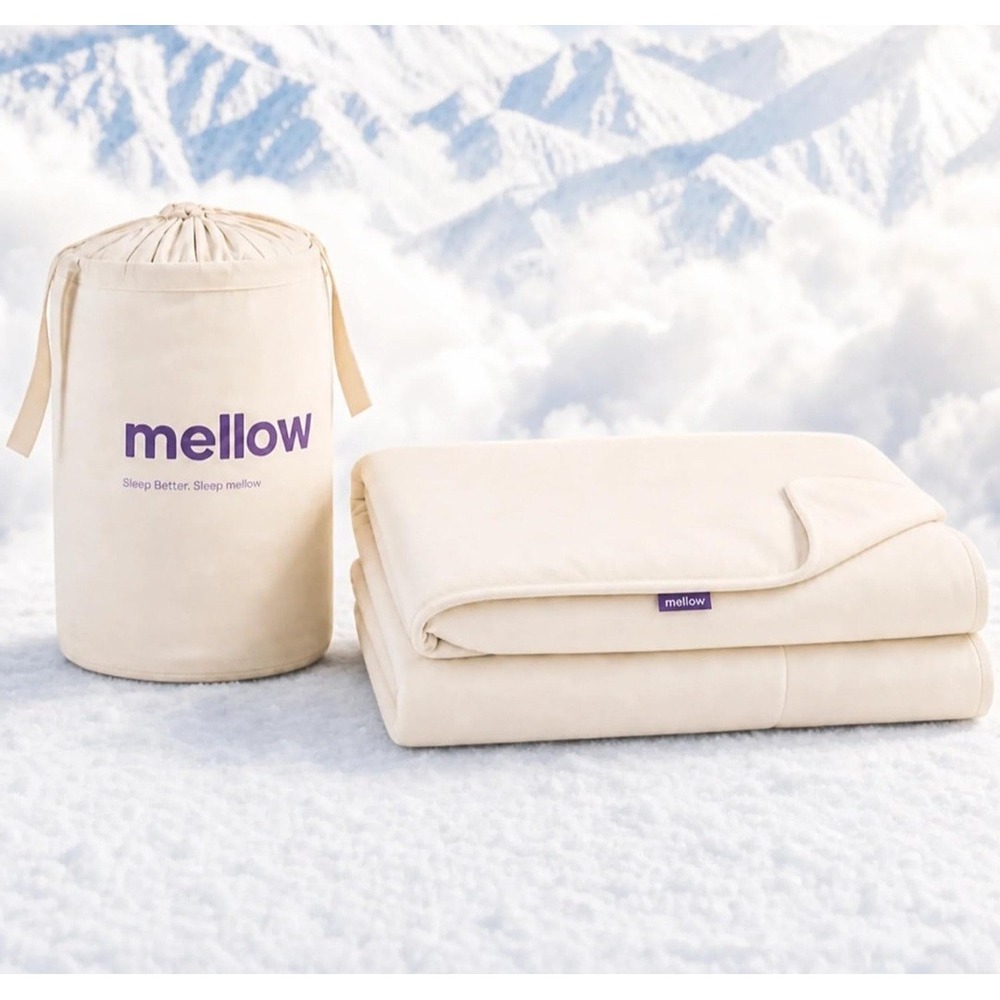 Mellow Cloud Cold Cooling Comforter for Hot Sleepers SAND/TAUPE King NEW!